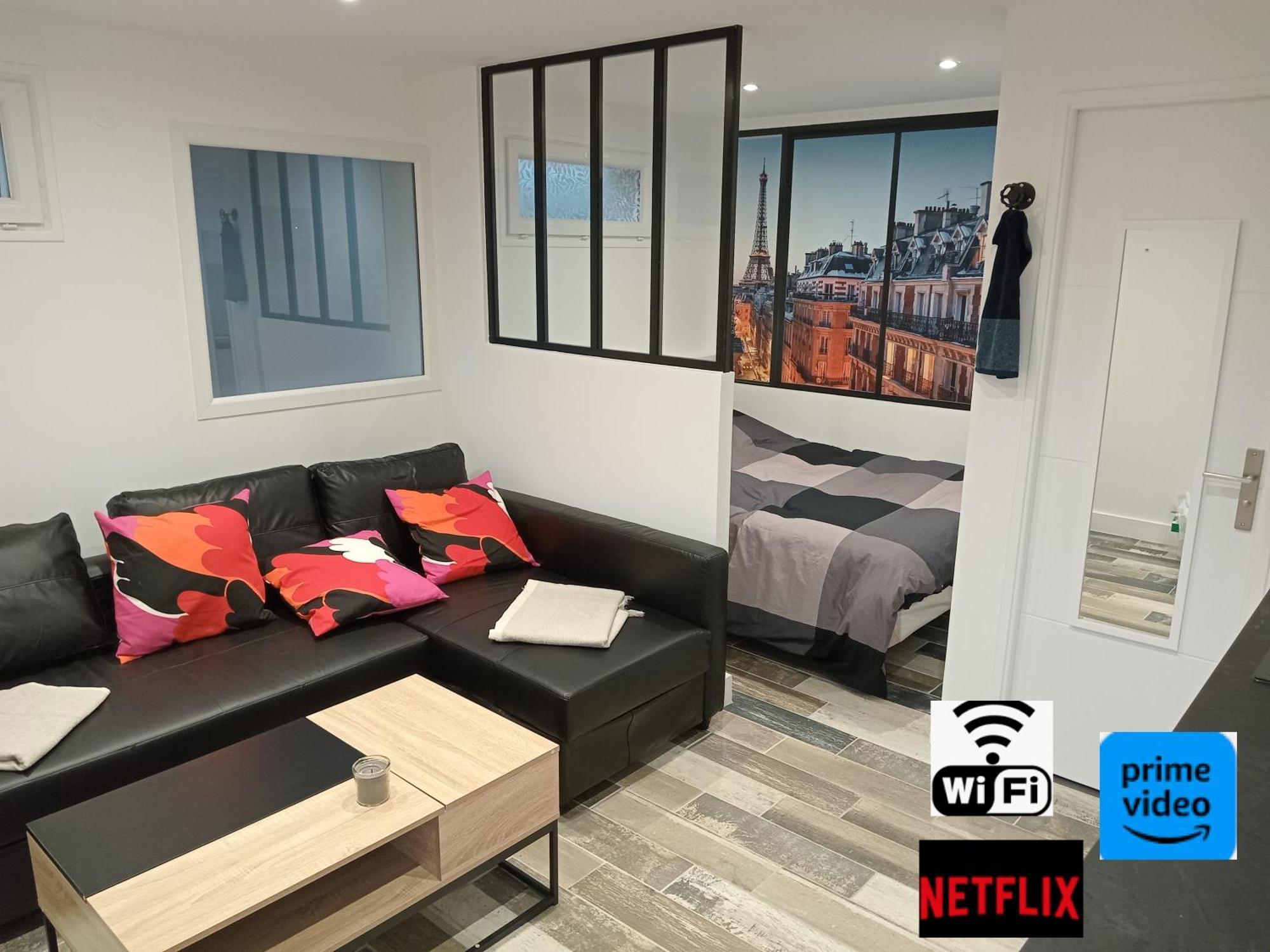 Studio Neuf Joliment Decore A 5 Min De L'Aeroport Athis-Mons Ngoại thất bức ảnh